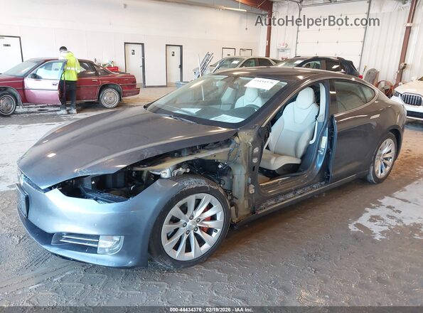 5YJSA1E29KF305927 2019 TESLA MODEL S Gray Դիմացի տեսք
