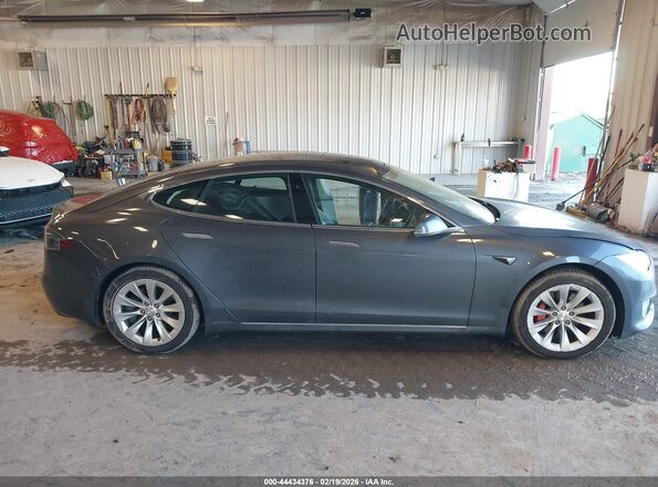 5YJSA1E29KF305927 2019 TESLA MODEL S Gray Սալոնի հետևի տեսք