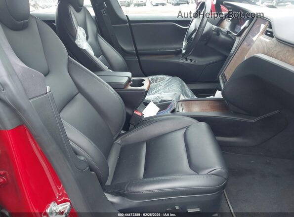 5YJSA1E29MF425987 2021 TESLA MODEL S Red Vista interior delantera