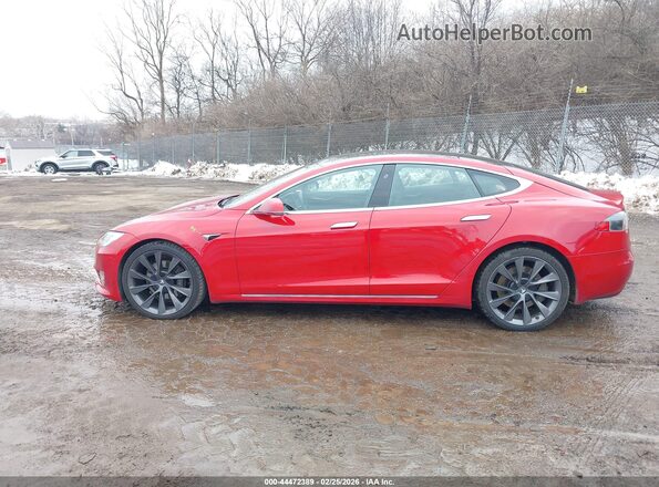 5YJSA1E29MF425987 2021 TESLA MODEL S Red 