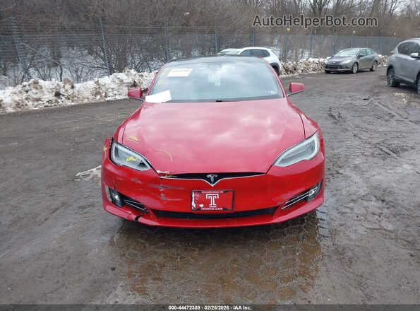 5YJSA1E29MF425987 2021 TESLA MODEL S Red Vista interior trasera