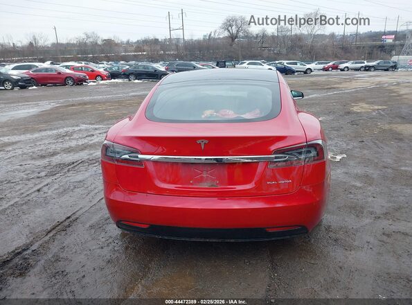 5YJSA1E29MF425987 2021 TESLA MODEL S Red 