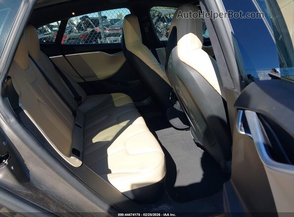 5YJSA1E2XGF133530 2016 TESLA MODEL S Gray Вид наклейки з VIN-кодом