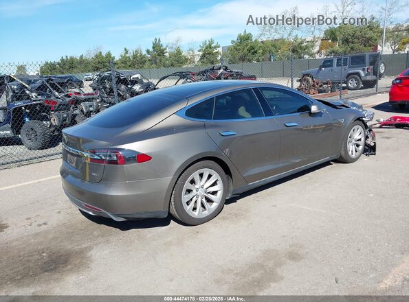 5YJSA1E2XGF133530 2016 TESLA MODEL S Gray Задня права чверть