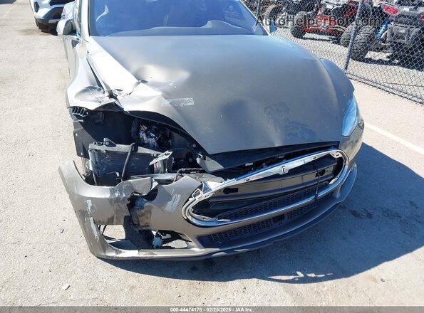 5YJSA1E2XGF133530 2016 TESLA MODEL S Gray Вид спереду