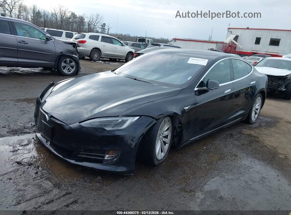 5YJSA1E2XJF295102 2018 TESLA MODEL S Black Vista tres cuartos delantera izquierda