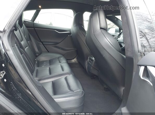 5YJSA1E2XJF295102 2018 TESLA MODEL S Black Vista de la etiqueta del VIN