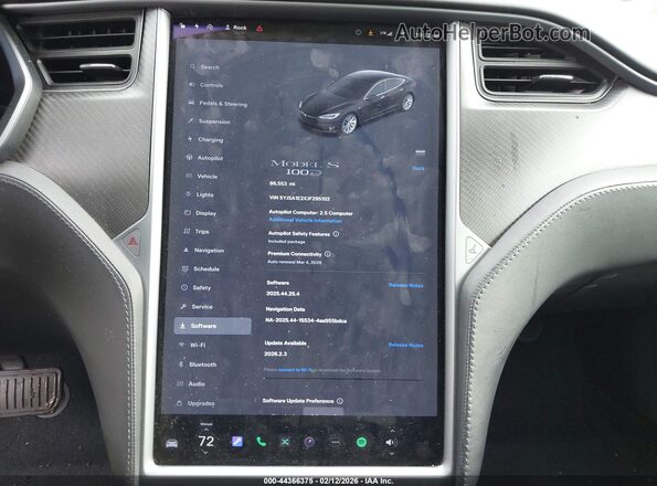 5YJSA1E2XJF295102 2018 TESLA MODEL S Black 