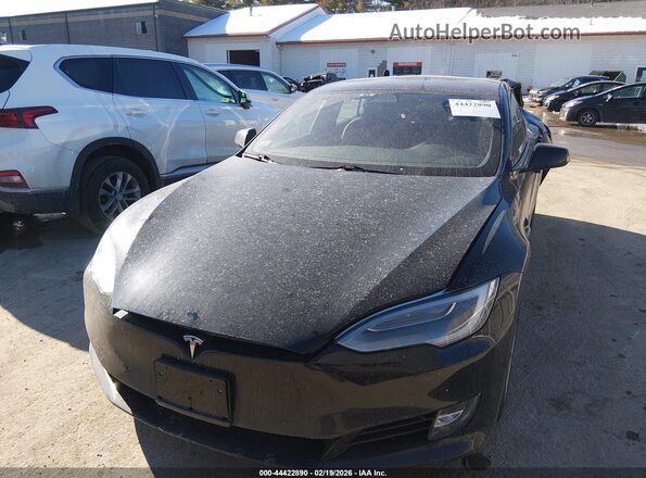 5YJSA1E2XMF426534 2021 TESLA MODEL S Black წინა მარცხენა ხედი სამი მეოთხედიდან