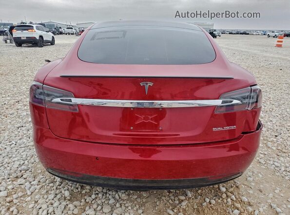 5YJSA1E40KF331284 2019 TESLA MODEL Красный 