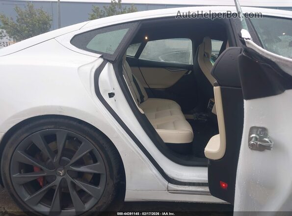 5YJSA1E44KF349416 2019 TESLA MODEL S White VIN կոդի պիտակի տեսք