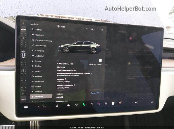 5YJSA1E50MF428352 2021 TESLA MODEL S Blue უკანა სავარძლების ხედი
