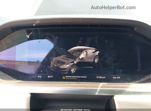 5YJSA1E55NF473367 2022 TESLA MODEL S Black Widok tylnych siedzeń