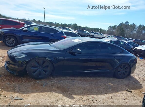 5YJSA1E55NF473367 2022 TESLA MODEL S Black Widok wnętrza 360 stopni