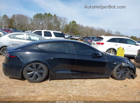 5YJSA1E55NF473367 2022 TESLA MODEL S Black Widok wnętrza z tyłu