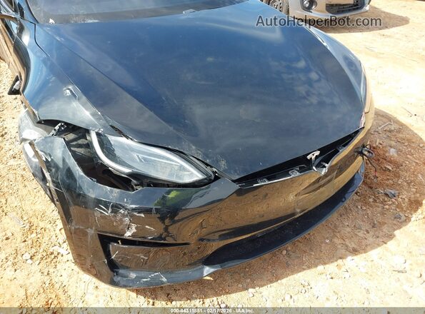 5YJSA1E55NF473367 2022 TESLA MODEL S Black Widok z przodu