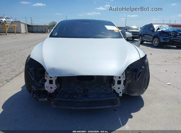 5YJSA1E59MF440421 2021 TESLA MODEL S White Vista del cuadro de instrumentos