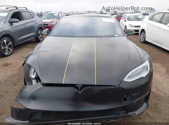 5YJSA1E67MF431953 2021 TESLA MODEL S Black Вид панелі приладів