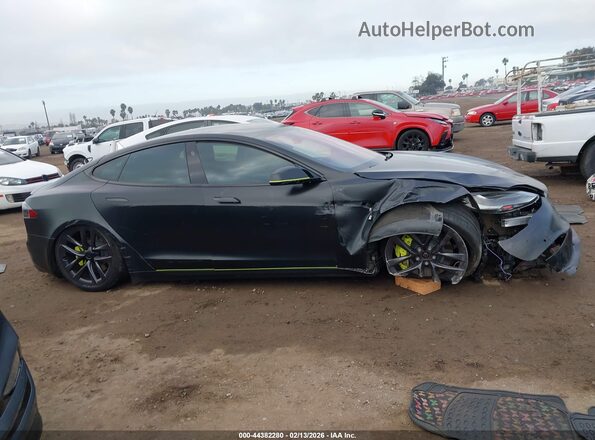 5YJSA1E67MF431953 2021 TESLA MODEL S Black Вид щитка приладів