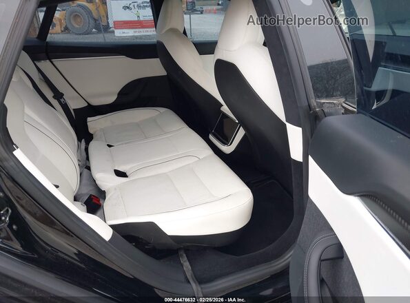 5YJSA1E68MF453413 2021 TESLA MODEL S Black Вид наклейки з VIN-кодом