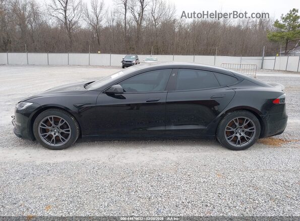 5YJSA1E68MF453413 2021 TESLA MODEL S Black Панорамний вид салону 360°