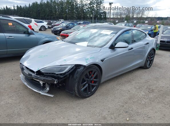 5YJSA1E69SF547832 2025 TESLA MODEL S Silver Przód lewy