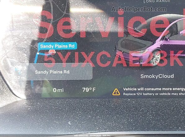 5YJXCAE23KF181900 2019 TESLA MODEL X Gray 