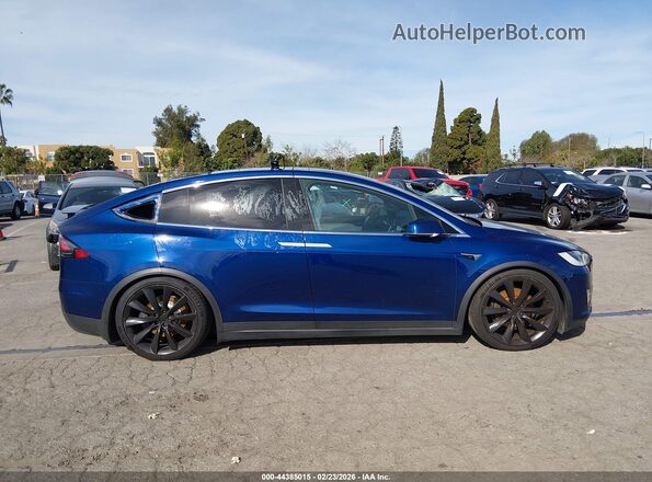 5YJXCAE23KF192296 2019 TESLA MODEL X Blue Vista interior de 360 grados