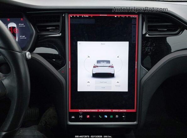 5YJXCBE20JF100033 2018 TESLA MODEL X White 