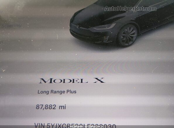5YJXCBE20LF238030 2020 TESLA MODEL X Black 