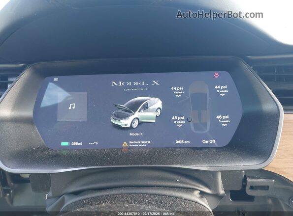 5YJXCBE21LF250168 2020 TESLA MODEL X Gray Вид задніх сидінь