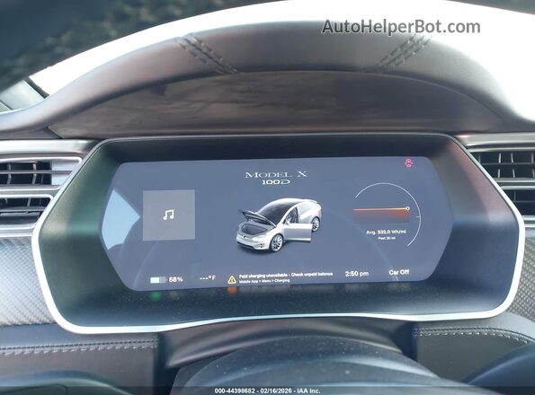 5YJXCBE23JF090291 2018 TESLA MODEL X Silver 
