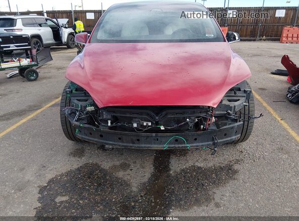 5YJXCBE27LF236937 2020 TESLA MODEL X Red Vista frontal