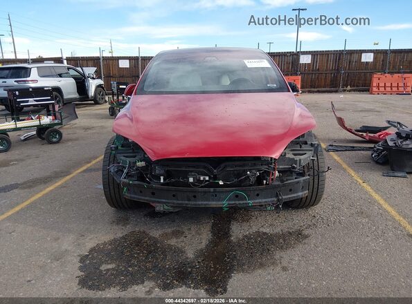 5YJXCBE27LF236937 2020 TESLA MODEL X Red Vista del cuadro de instrumentos