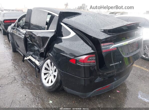 5YJXCBE28GF017426 2016 TESLA MODEL X Black Задня ліва чверть