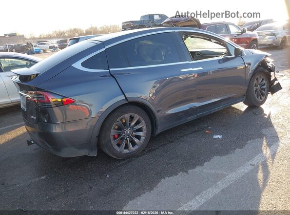 5YJXCBE45JF089774 2018 TESLA MODEL X Серый Задняя правая четверть