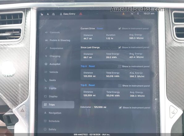 5YJXCBE45JF089774 2018 TESLA MODEL X Серый Вид задних сидений