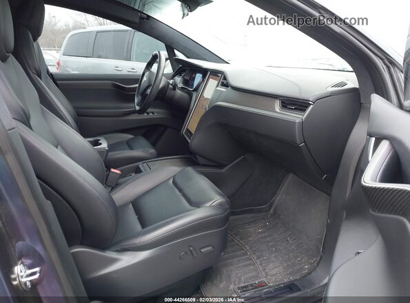 5YJXCBE47LF248488 2020 TESLA MODEL X Фиолетовый Вид салона спереди