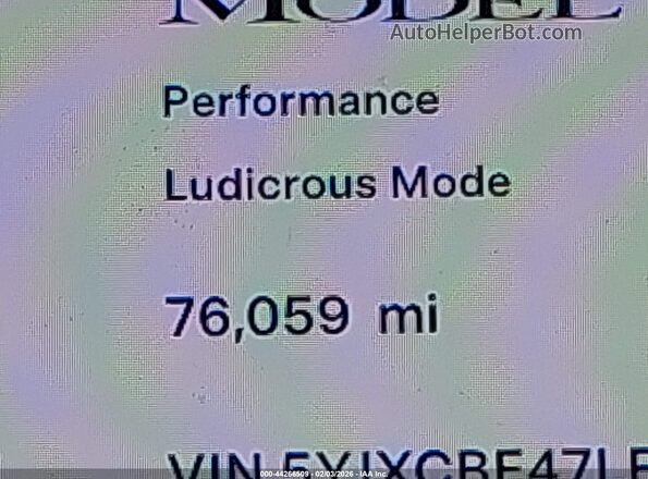 5YJXCBE47LF248488 2020 TESLA MODEL X Фиолетовый 
