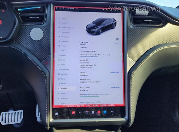 5YJXCBE48KF186792 2019 TESLA MODEL Черный 