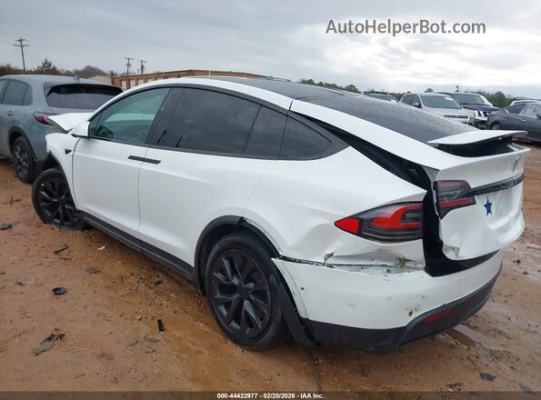 5YJXCBE50MF326779 2021 TESLA MODEL X White უკანა მარცხენა