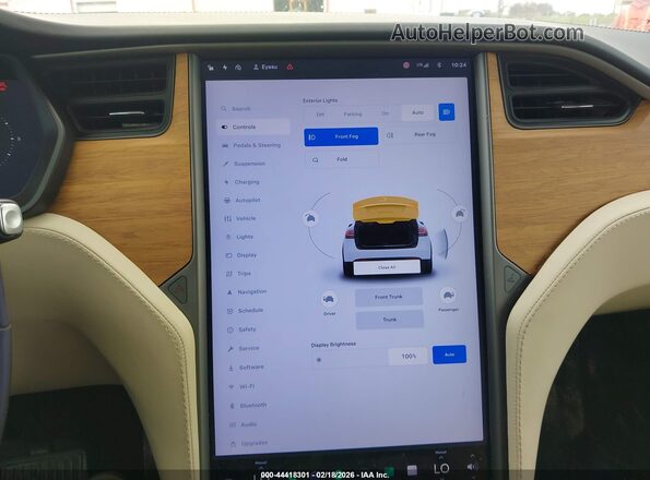 5YJXCDE22KF180206 2019 TESLA MODEL X Black 