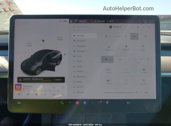 5YJYGDEE0MF265924 2021 TESLA MODEL Y Gray 