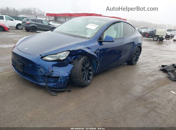 5YJYGDEE1MF067420 2021 TESLA MODEL Y Синий 