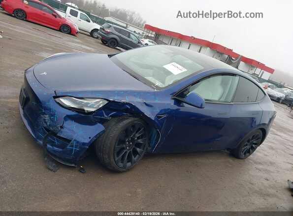 5YJYGDEE1MF067420 2021 TESLA MODEL Y Синий 