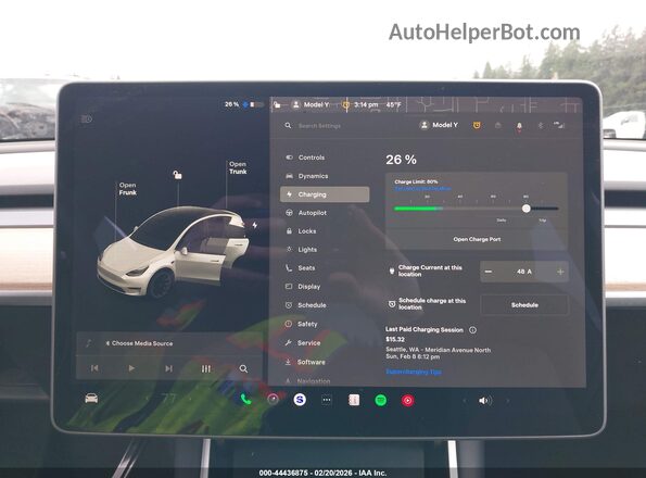 5YJYGDEE2LF041729 2020 TESLA MODEL Y White 