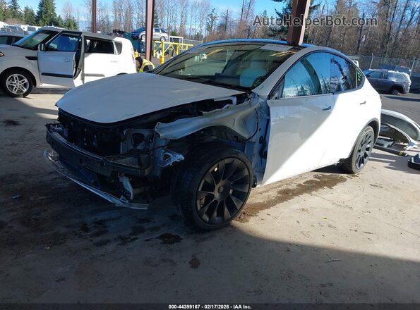 5YJYGDEE2LF059650 2020 TESLA MODEL Y White Vista tres cuartos delantera izquierda