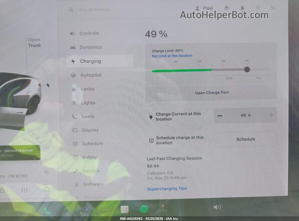 5YJYGDEE6MF090644 2021 TESLA MODEL Y Белый 