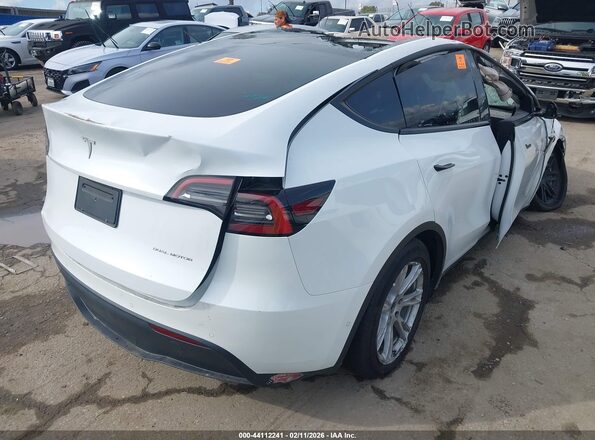 5YJYGDEE6MF231468 2021 TESLA MODEL Y White Tył prawy
