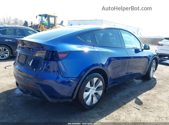 5YJYGDEE6MF305455 2021 TESLA MODEL Y Blue Հետևի աջ